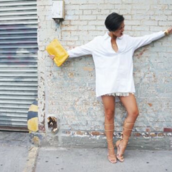 NEW ALDO SHOES Suede Camel Buckle Gladiator Knee High Sandal 11 - Picture 13 of 17